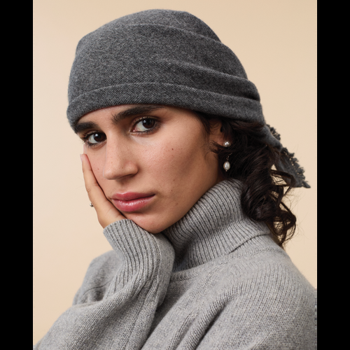 Tricot Col Roulé En Cachemire Gris Femme – Tricot