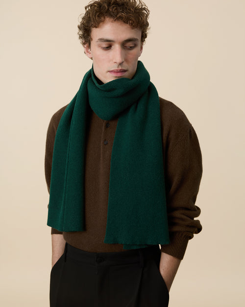 Tricot Écharpe Verte Tricot X Sabah Homme