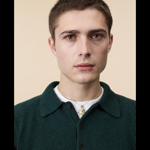 Tricot Polo En Cachemire Vert Homme – Tricot