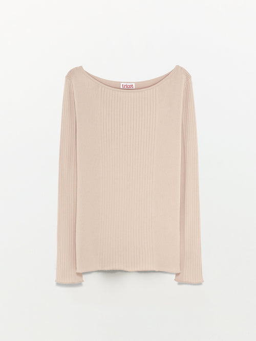 tricot Pull en Coton Bio Rose Femme – Tricot