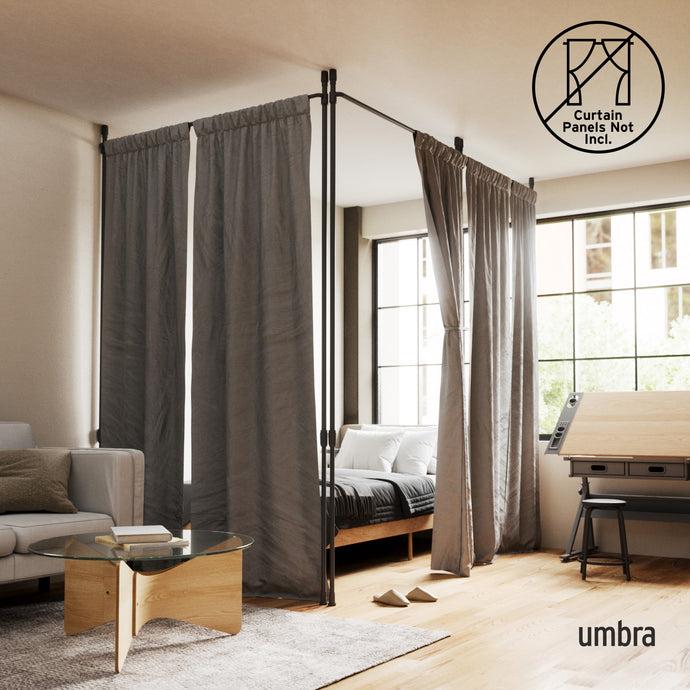 Umbra ANYWHERE - Tringle à Rideaux Et Séparateur De Pièce