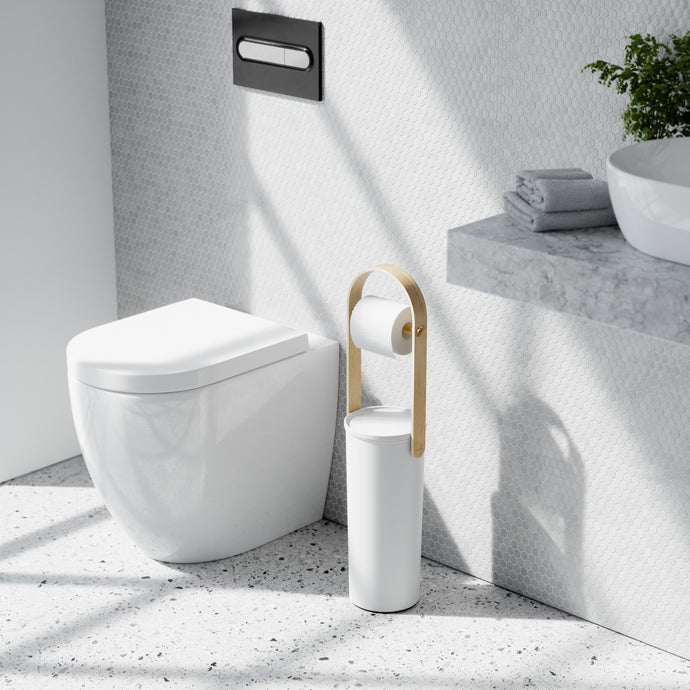 Umbra BELLWOOD - Support Pour Papier-toilette Avec Réserve
