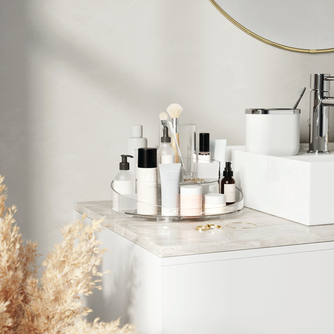 Umbra CASCADA - Organiseur De Salle Bain 9 plateaux Rotatifs