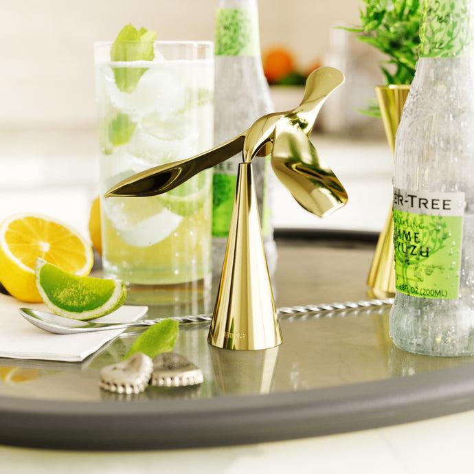 Umbra TIPSY - Ouvre-bouteille En Forme D'oiseau En Laiton