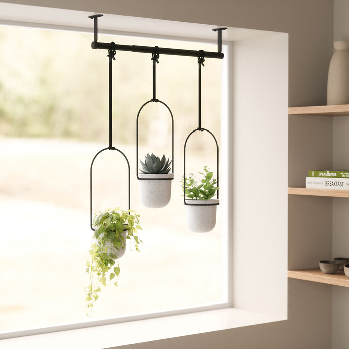 Umbra Ensemble De 3 pots Suspendus Triflora