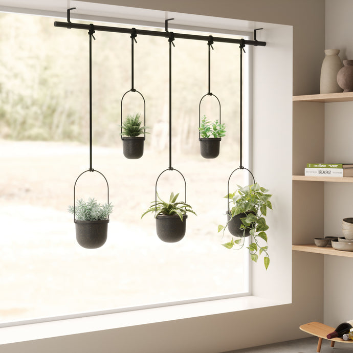 Umbra Ensemble De 5 pots Suspendus Triflora