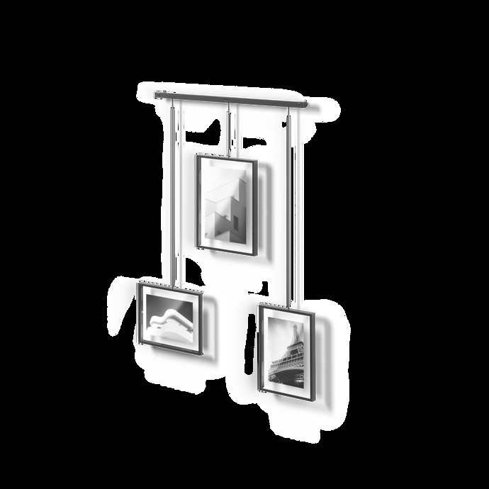 umbra EXHIBIT - Jeu de 3 cadres muraux