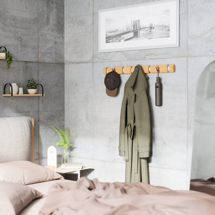 Umbra FLIP – Patère Murale 8 Crochets