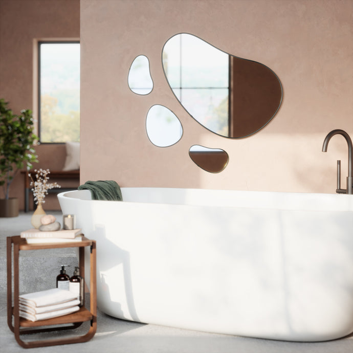 Umbra HUBBA PEBBLE - Jeu De 3 miroirs Muraux