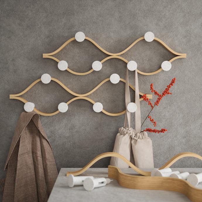 Umbra MONTAGE - Patère Murale à 6 crochets