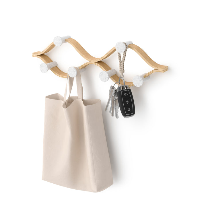 umbra MONTAGE - Patère murale à 6 crochets