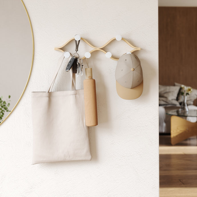 Umbra MONTAGE - Patère Murale à 6 crochets