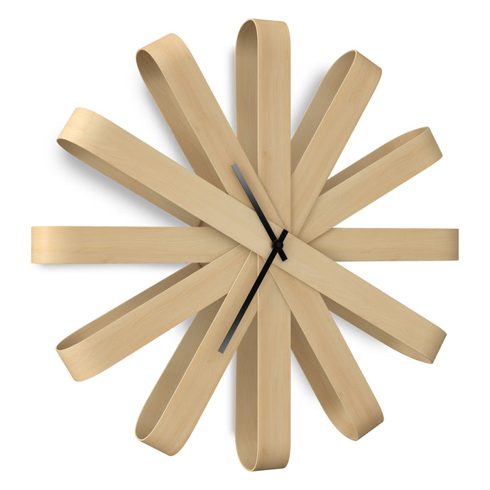 Umbra RIBBONWOOD - Horloge Murale En Bois D51cm
