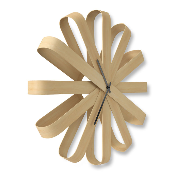 Umbra RIBBONWOOD - Horloge Murale En Bois D51cm