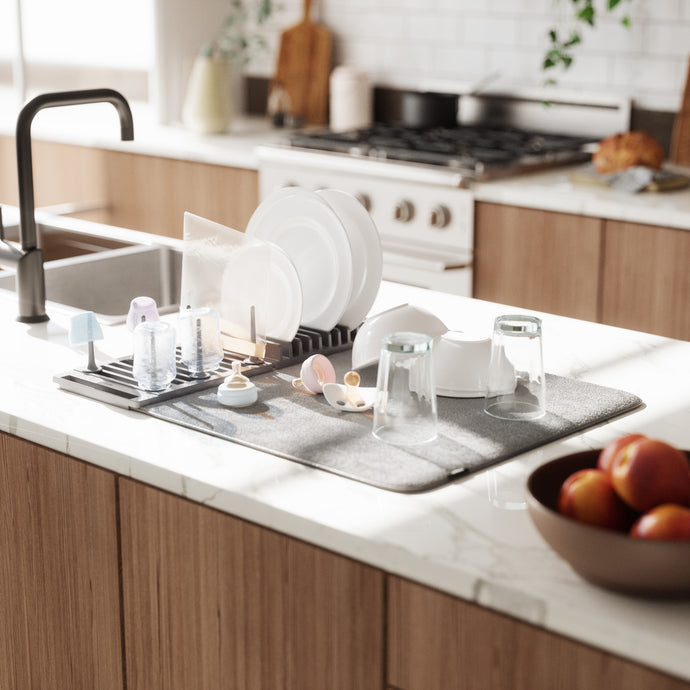 Umbra UDRY PEG - Égouttoir Et Tapis à Vaisselle