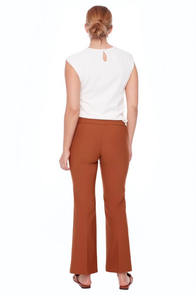 Up Pants PANTALON BOOTCUT PLEINE LONGUEUR EN PONTE DE PRÉCISION