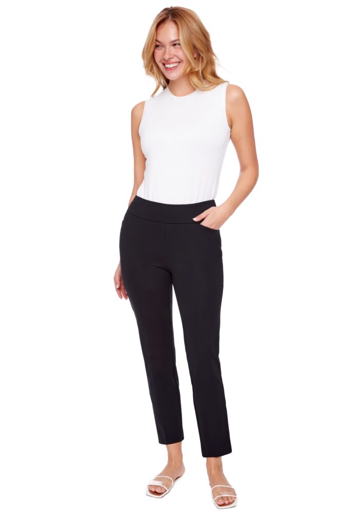 up pants PANTALON DE COMPRESSION SOLIDE À LA CHEVILLE