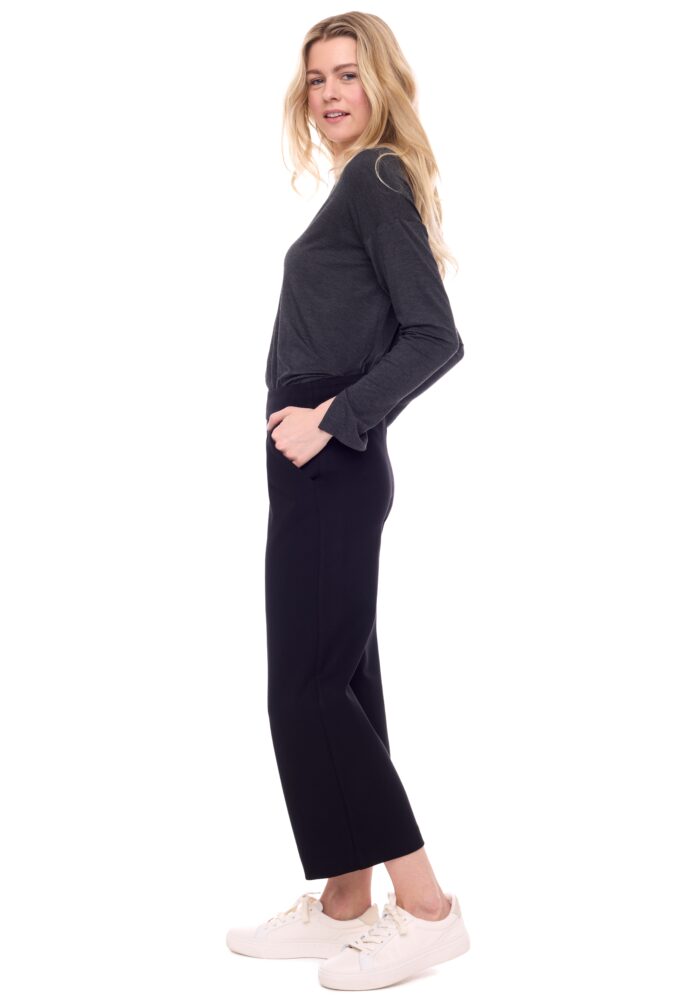 Up Pants PANTALON GAUCHO CROPPED EN PONTE LOURD ET SOLIDE