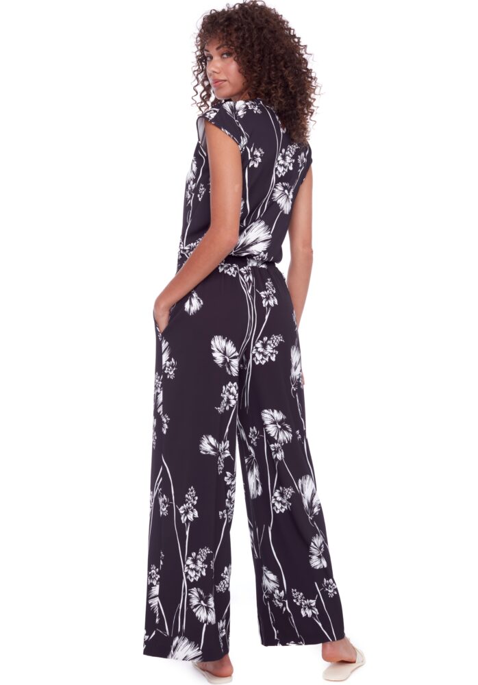 Up Pants PANTALON LARGE EN SOIE VÉGÉTALIENNE WILDFLOWER