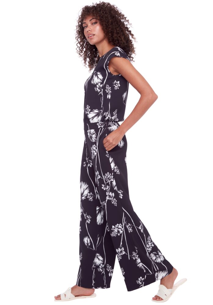 Up Pants PANTALON LARGE EN SOIE VÉGÉTALIENNE WILDFLOWER