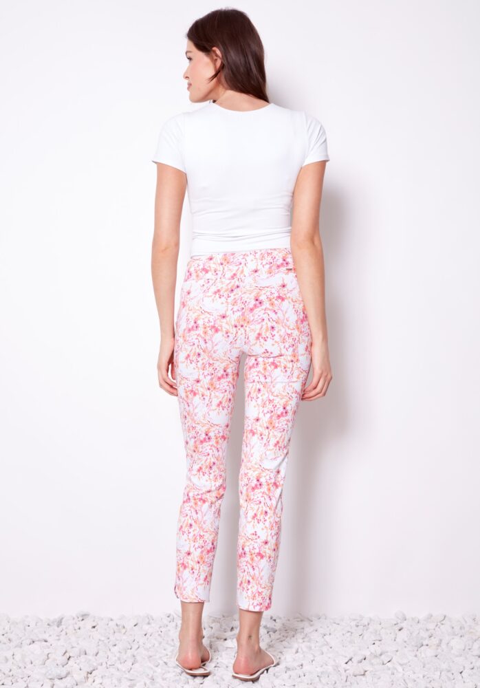 Up Pants GINGER PETAL-SLIT TECHNO ANKLE PANTALON