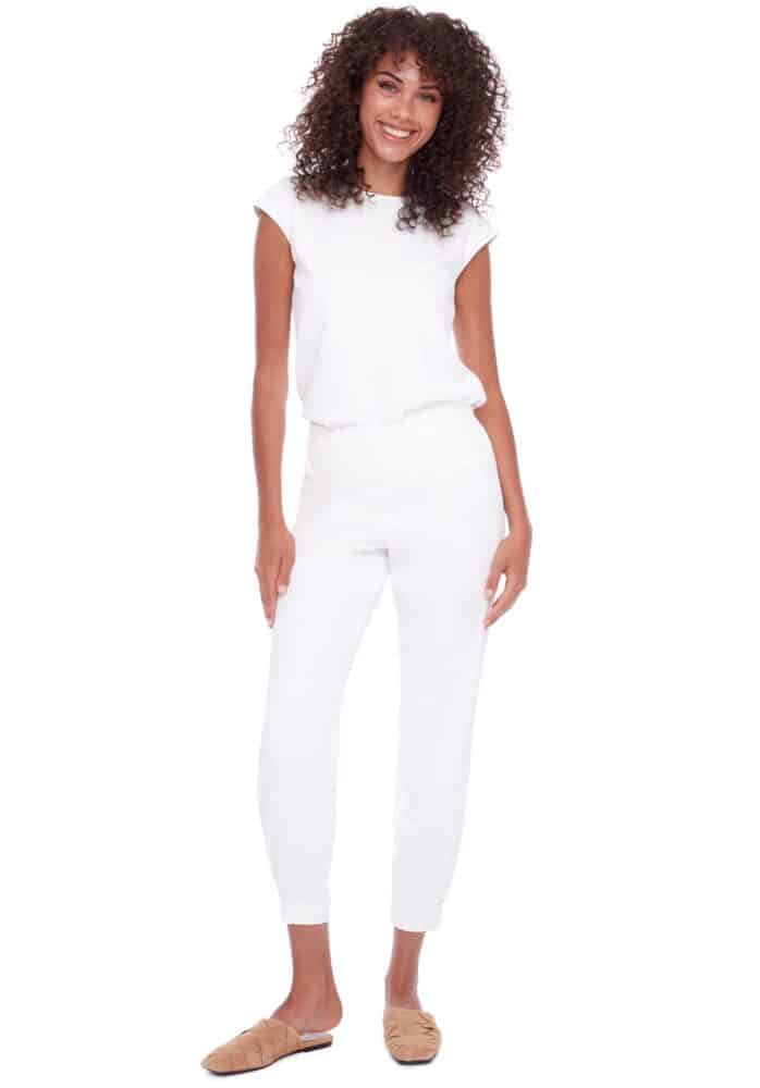 Up Pants JOGGING SOLIDE EN SOIE VÉGÉTALIENNE