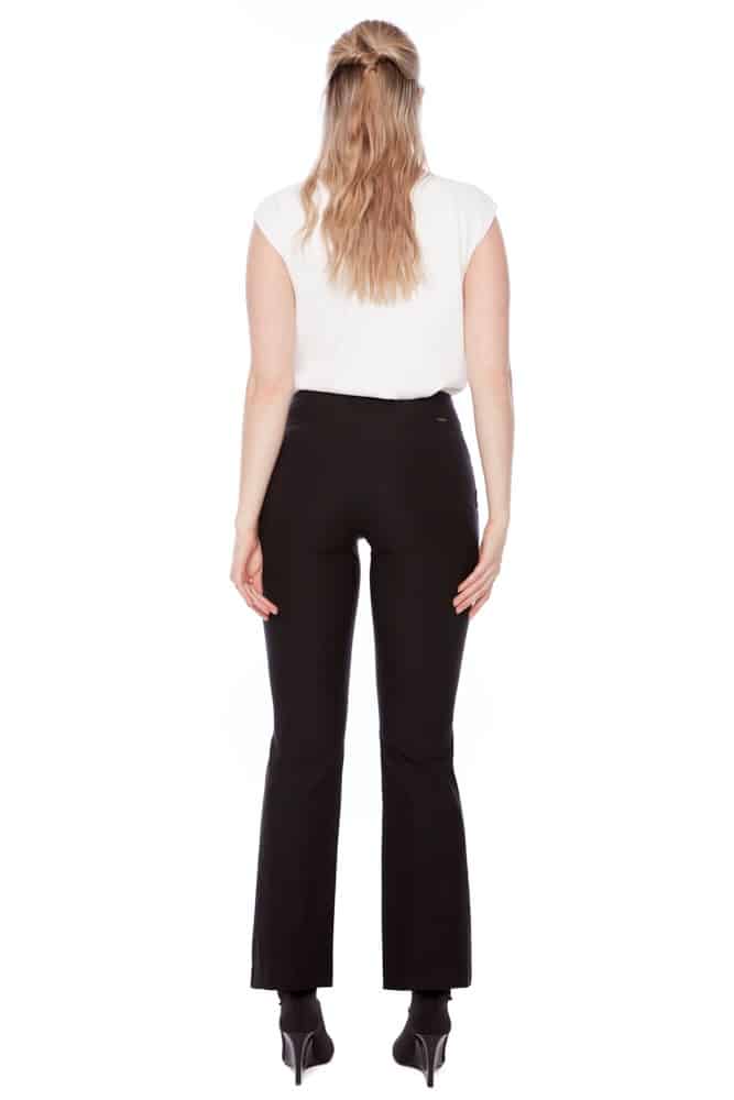 Up Pants PANTALON BOOTCUT TECHNO NOIR