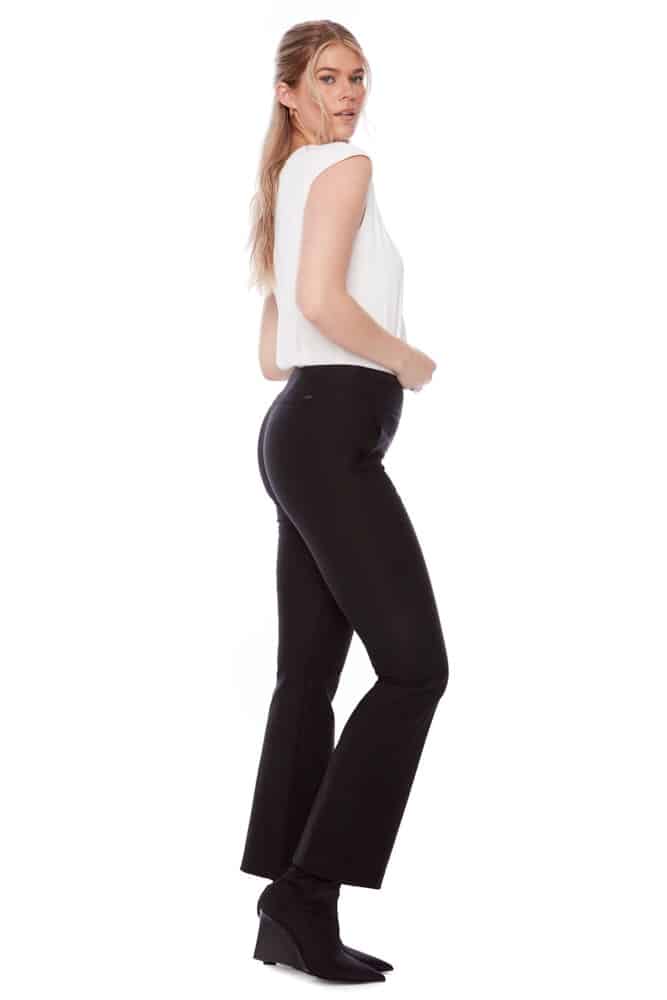 Up Pants PANTALON BOOTCUT TECHNO NOIR