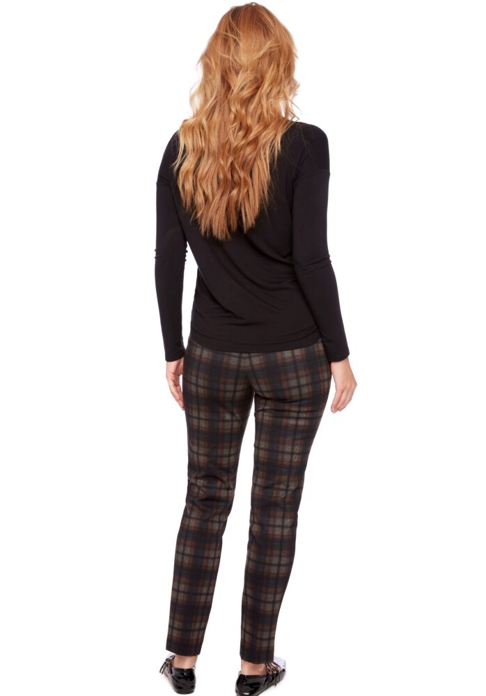 Up Pants PANTALON COMPLET BALLINA PLAID PONTE