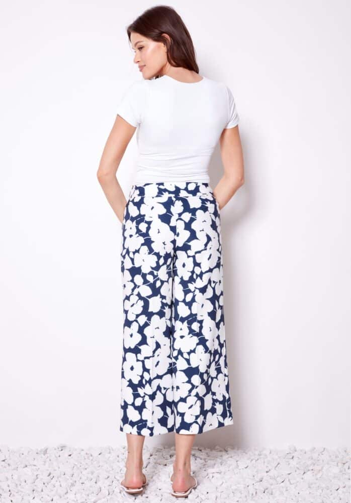 Up Pants PANTALON COURT À JAMBE LARGE POPPY AMALFI