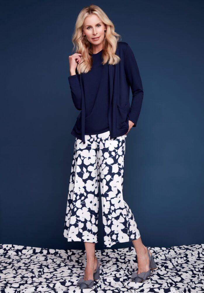 up pants PANTALON COURT À JAMBE LARGE POPPY AMALFI