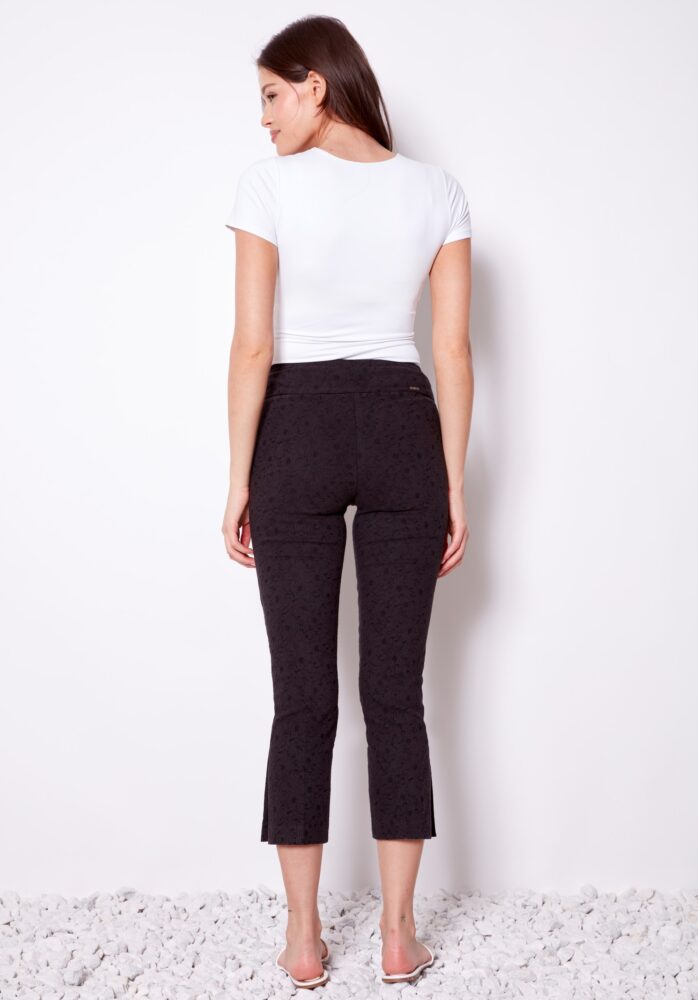 Up Pants PANTALON COURT EN JACQUARD TEXTURÉ SOLIDE