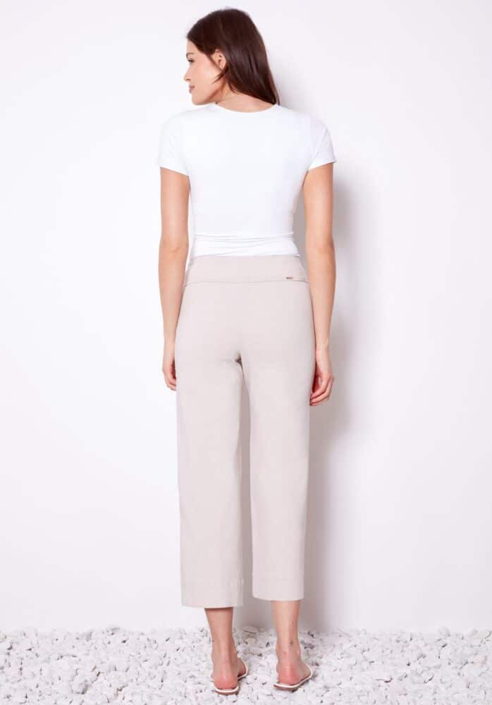Up Pants PANTALON COURT TECHNO EFFET LIN