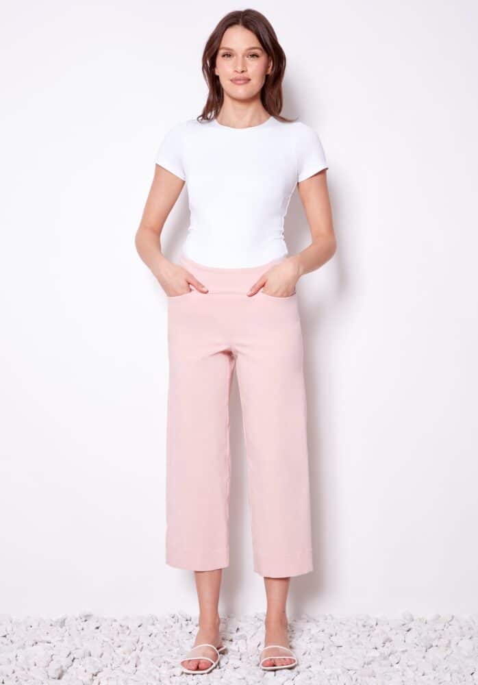 Up Pants PANTALON COURT TECHNO EFFET LIN