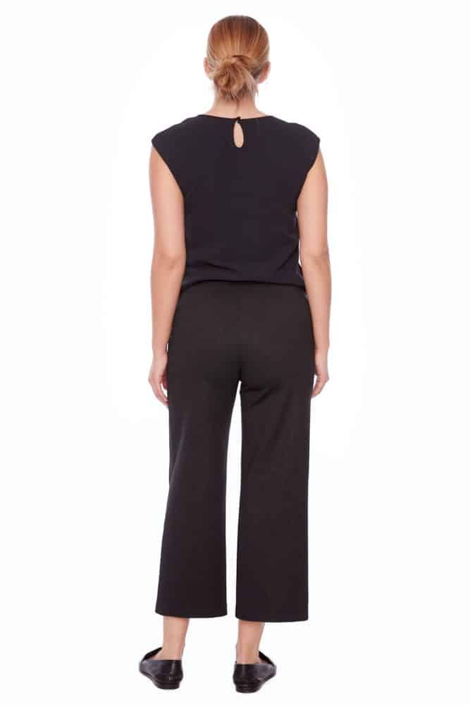 Up Pants PANTALON GAUCHO EN PONTE NOIR HOVE