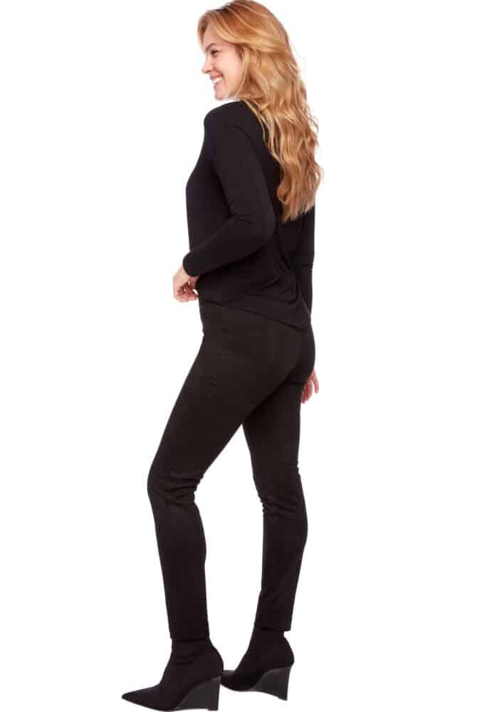 Up Pants PANTALON LONG EN DAIM