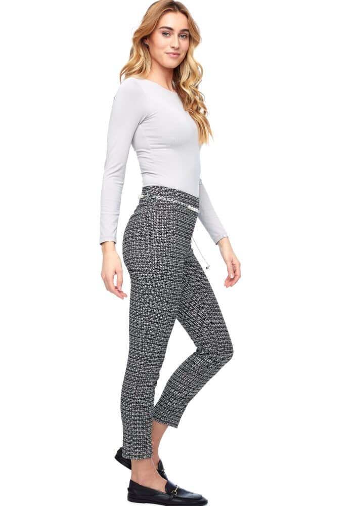 Up Pants PANTALON SLIM ÉTINCELANT À LA CHEVILLE