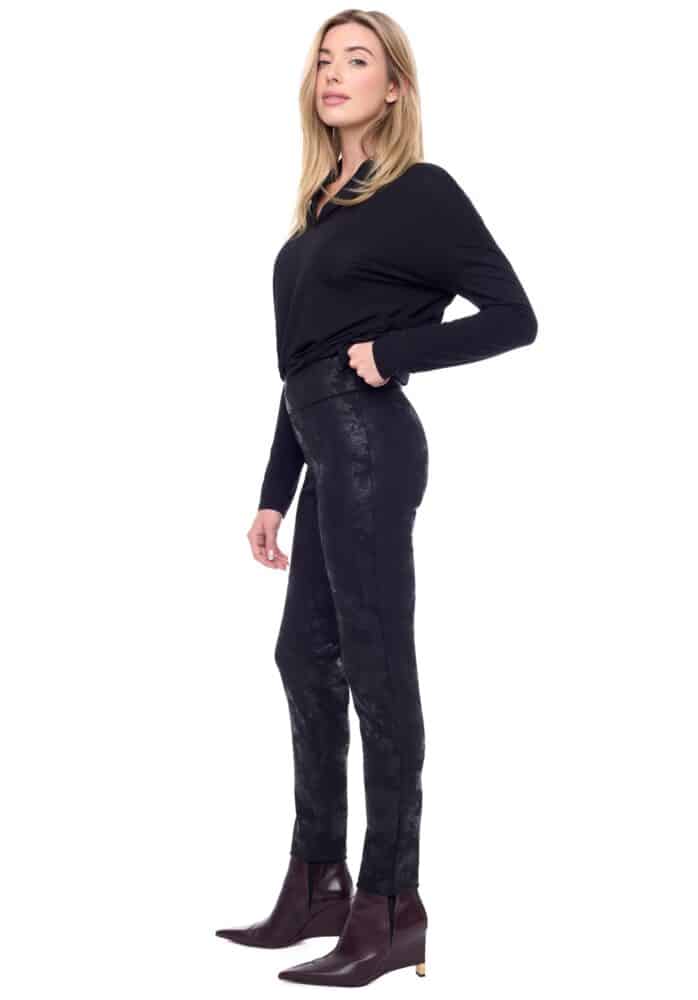 Up Pants PANTALON SLIM INTÉGRAL FLORA PONTE