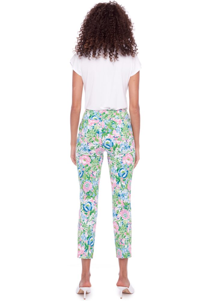 Up Pants PANTALON TECHNO À FENTE FRONTALE BOUQUET