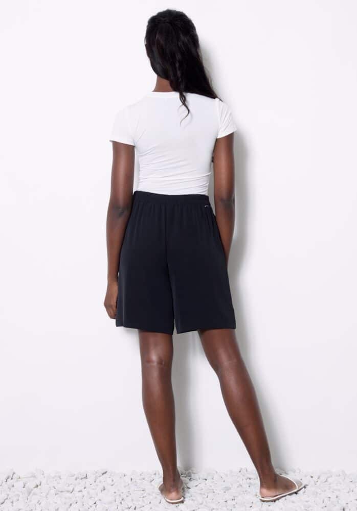 Up Pants SHORT EN SOIE VÉGÉTALIENNE SOLIDE