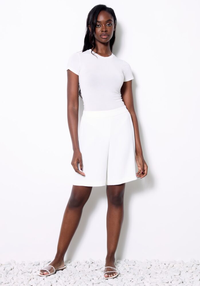 Up Pants SHORT EN SOIE VÉGÉTALIENNE SOLIDE