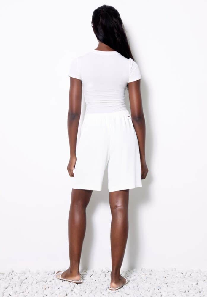 Up Pants SHORT EN SOIE VÉGÉTALIENNE SOLIDE