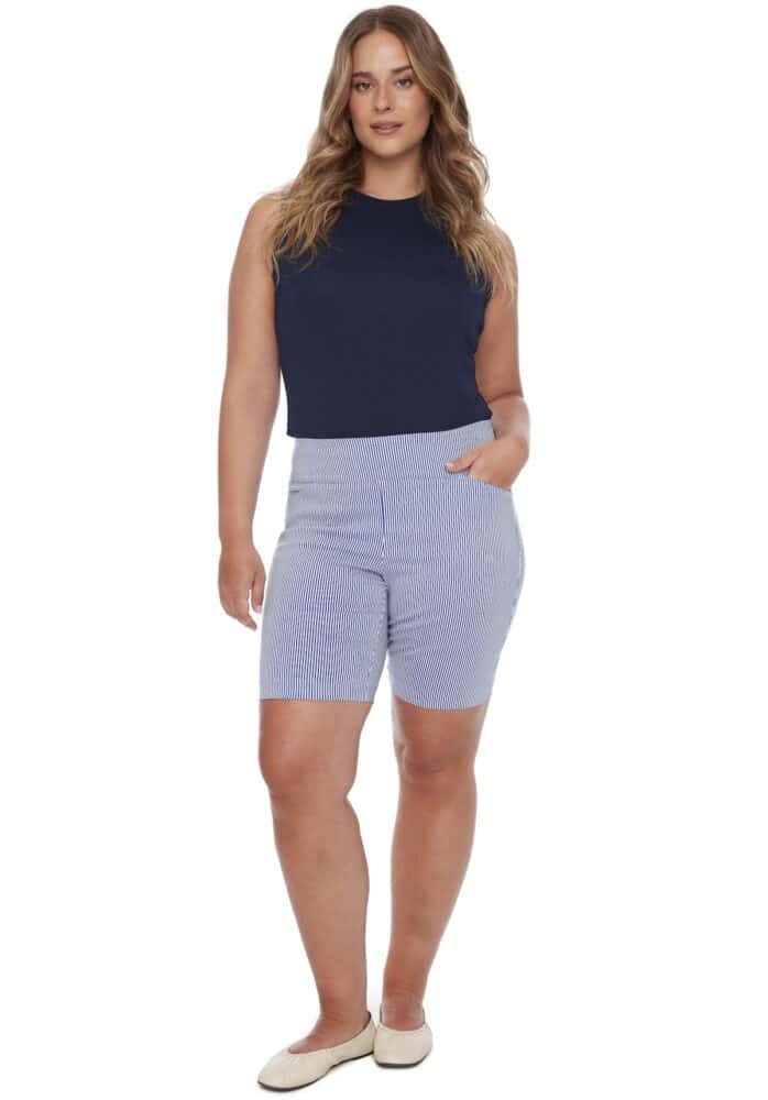 up pants SHORT RAYÉ CLASSIQUE