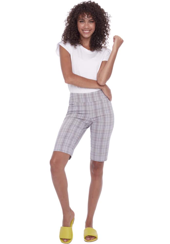 up pants SHORT TECHNO À CARREAUX ICELAND