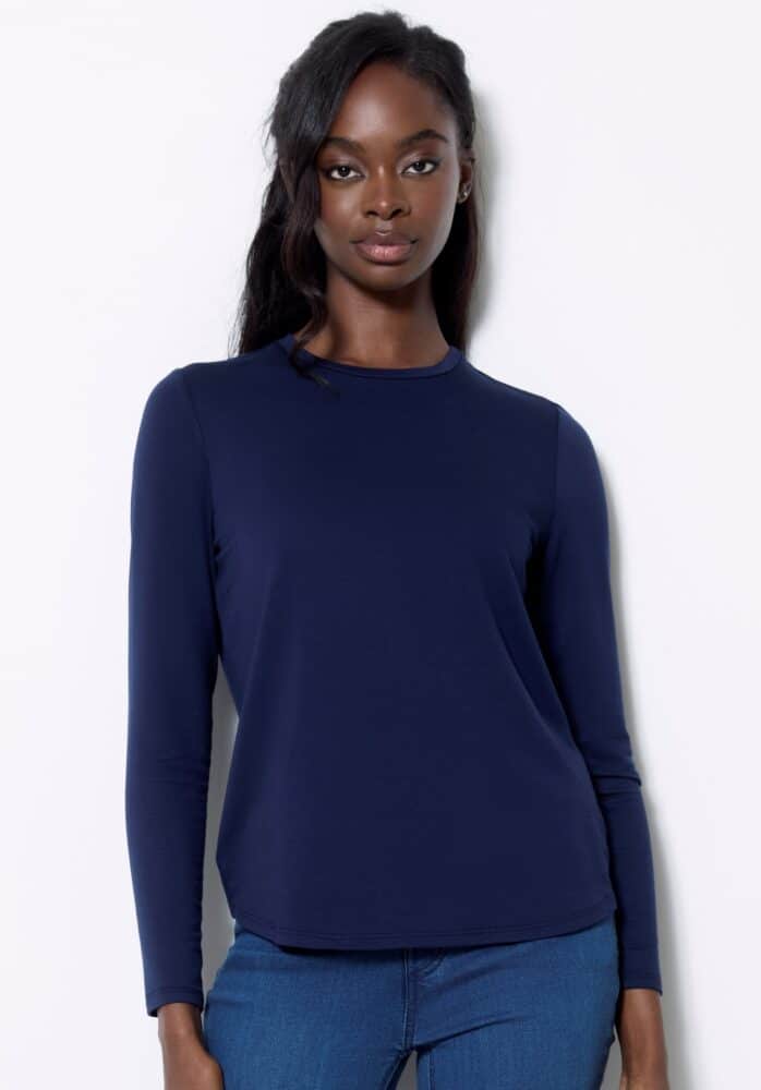 Up Pants SOLID PROVENCE LONG SLEEVE TOP