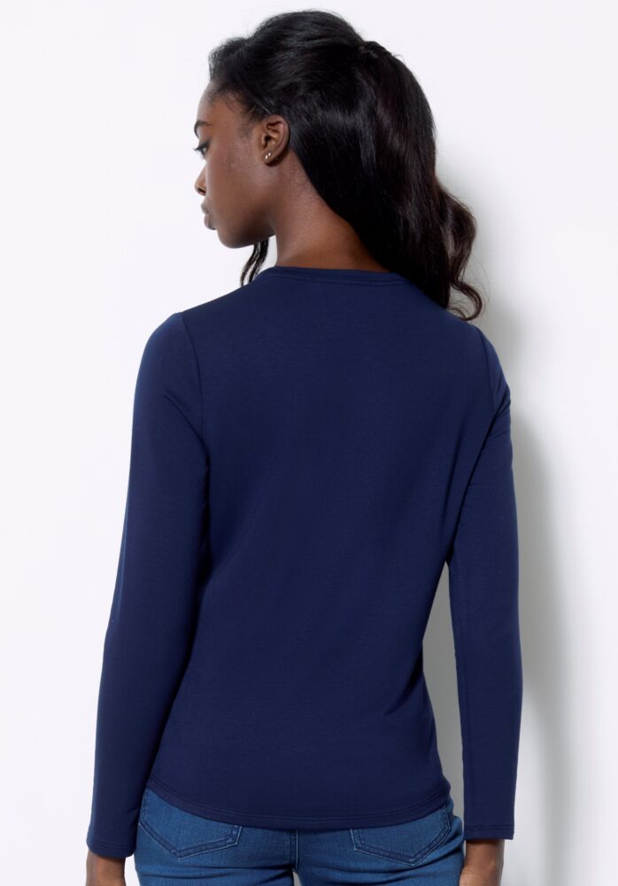 Up Pants SOLID PROVENCE LONG SLEEVE TOP