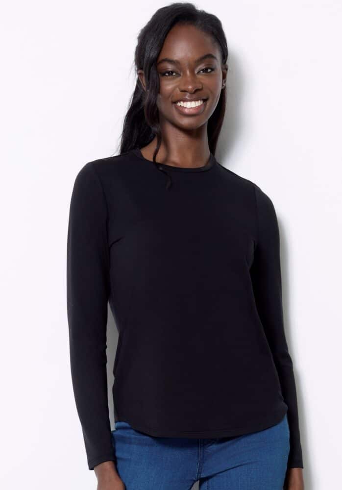 up pants SOLID PROVENCE LONG SLEEVE TOP