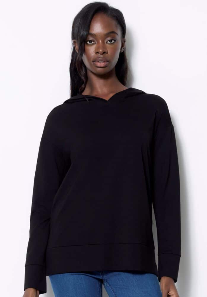 up pants SWEAT À CAPUCHE EN PONTE LÉGER ET SOLIDE