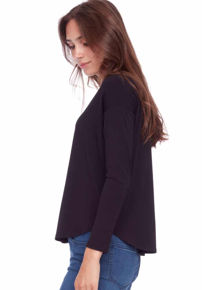 Up Pants TOP À COL EN V EN TRICOT DE JERSEY