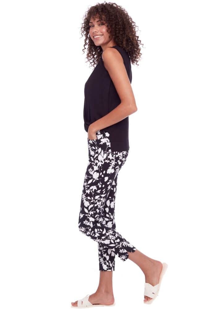 Up Pants ZENOBIA PANTALON TECHNO À FENTE PÉTALE